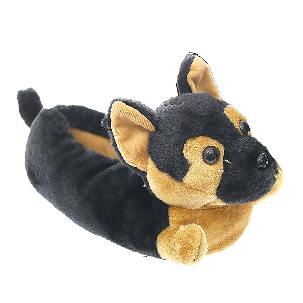 Fluffy German Shepherd Slippers
