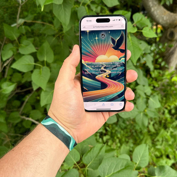 Tomorrow Needs You NFC Positivity Bracelet