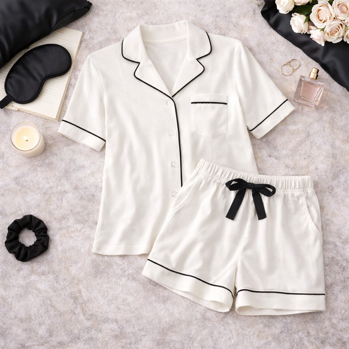 Luxe Lounge Jersey Pajama Short Set