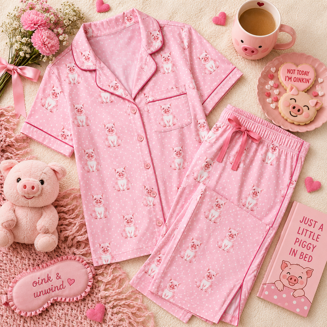 Pretty Little Piglet Pajamas