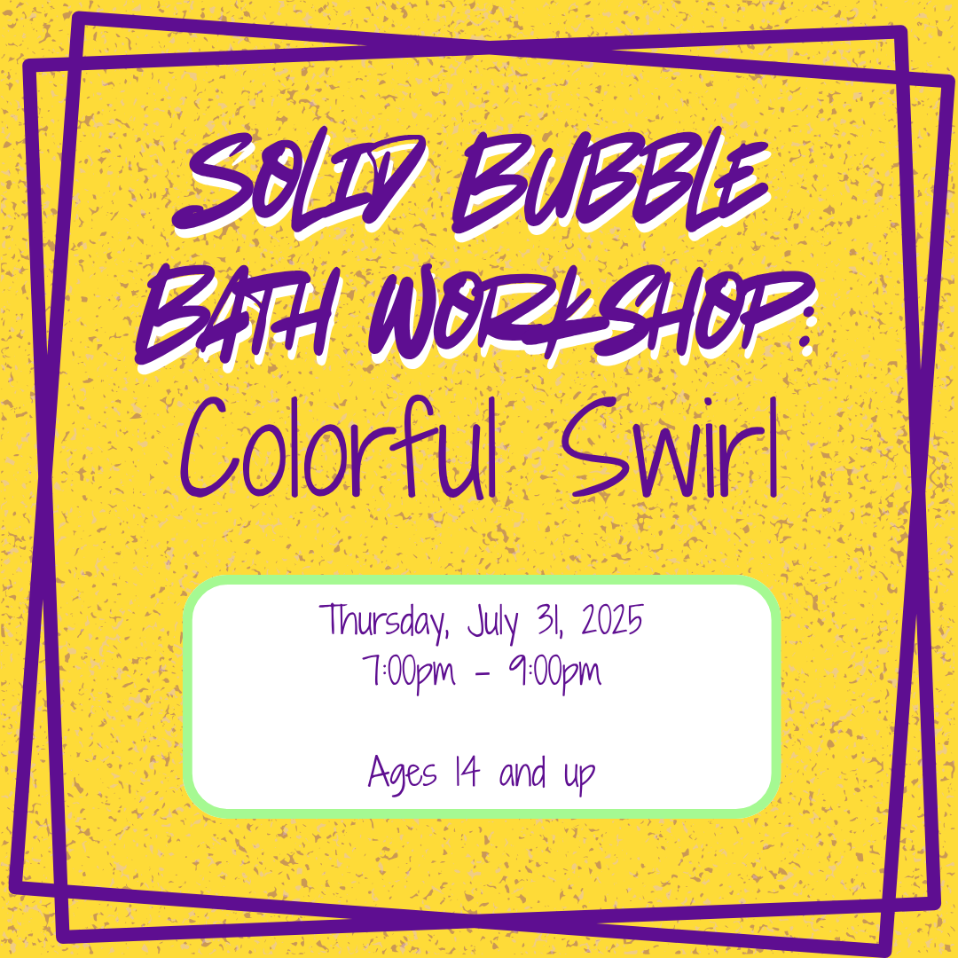 Make & Take Solid Bubble Bath: Colorful Swirl