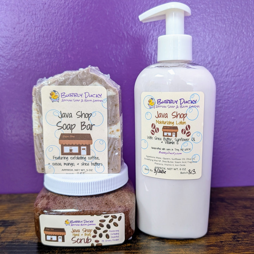 Java Shop Bath Basics Gift Set