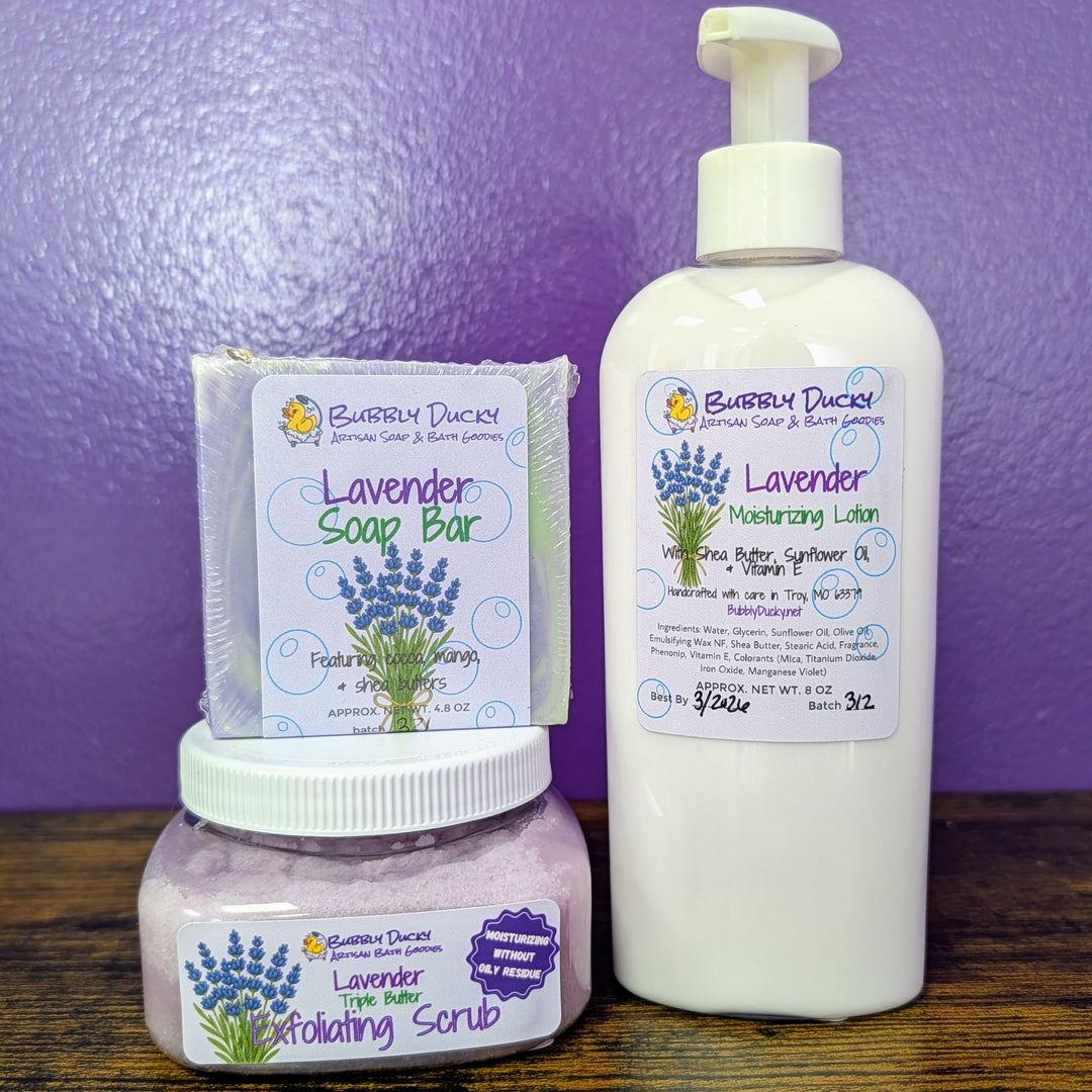 Lavender Bath Basics Gift Set