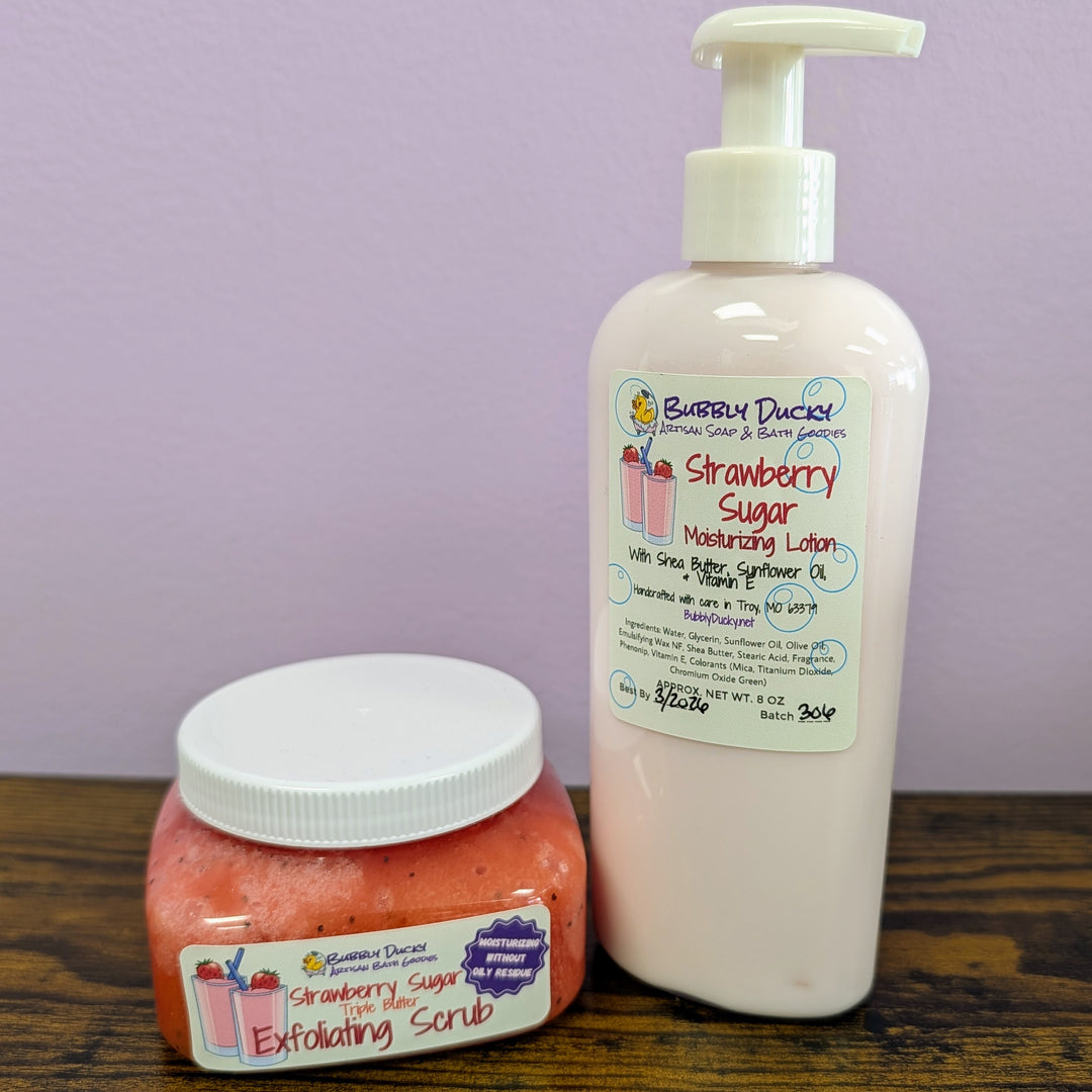 Strawberry Sugar Polish & Pamper Set