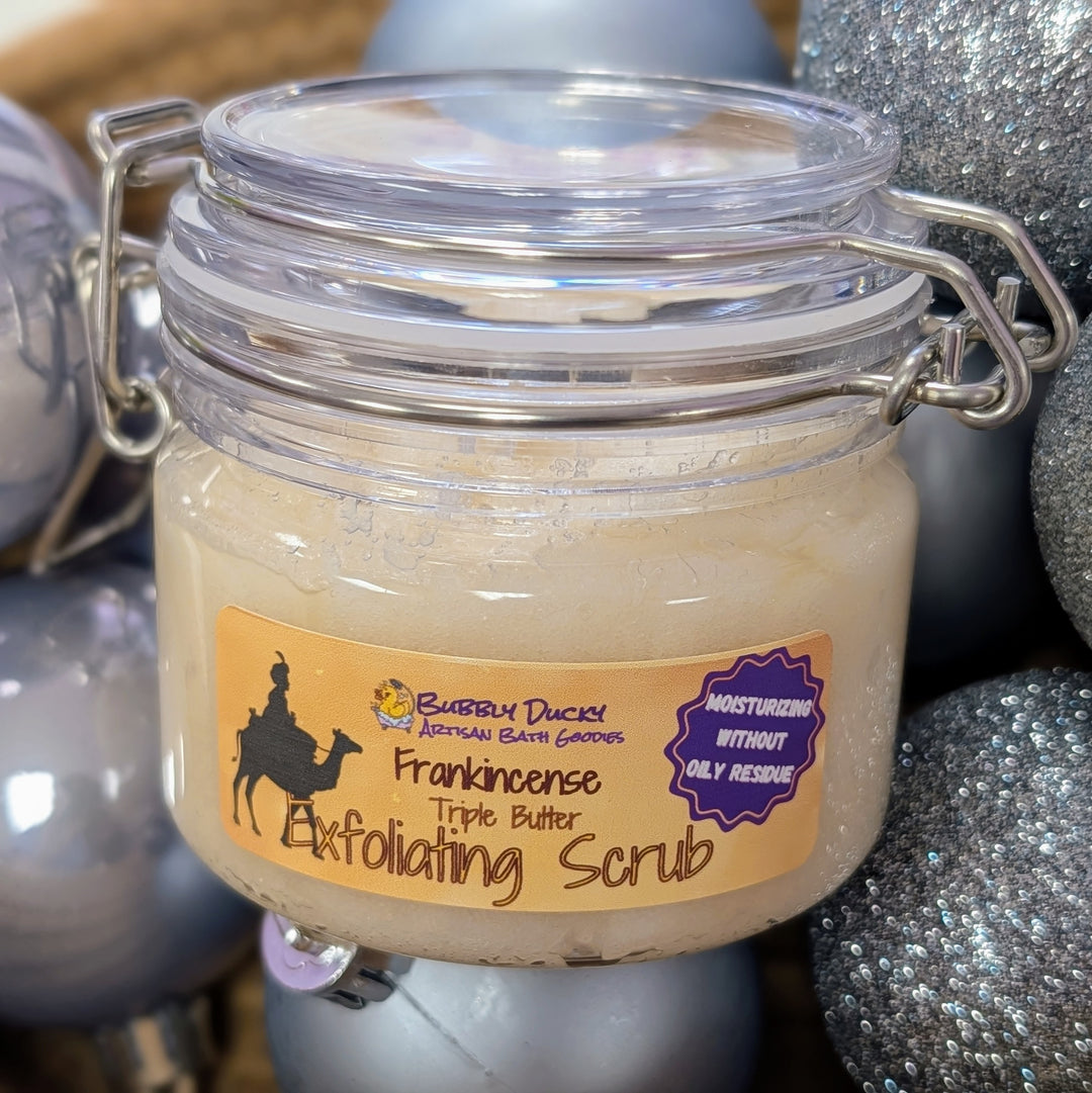 Frankincense Triple Butter Exfoliating Scrub