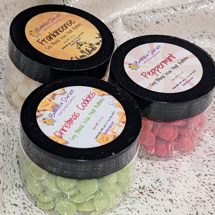 Peppermint Wax Melt Buttons