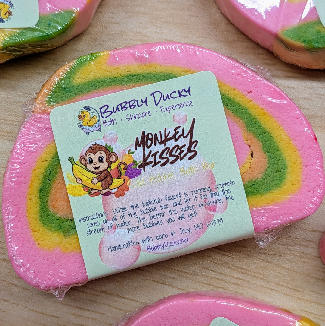 Monkey Kisses Solid Bubble Bath