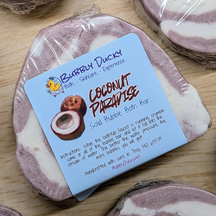 Coconut Paradise Solid Bubble Bath