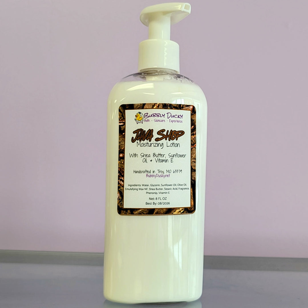 "Java Shop" Moisturizing Lotion