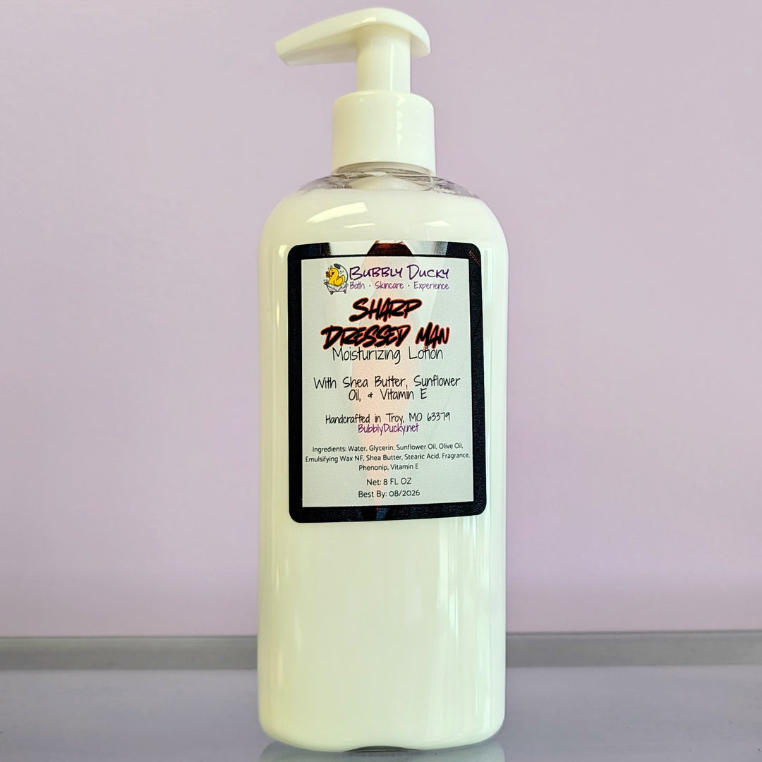 "Sharp Dressed Man" Moisturizing Lotion
