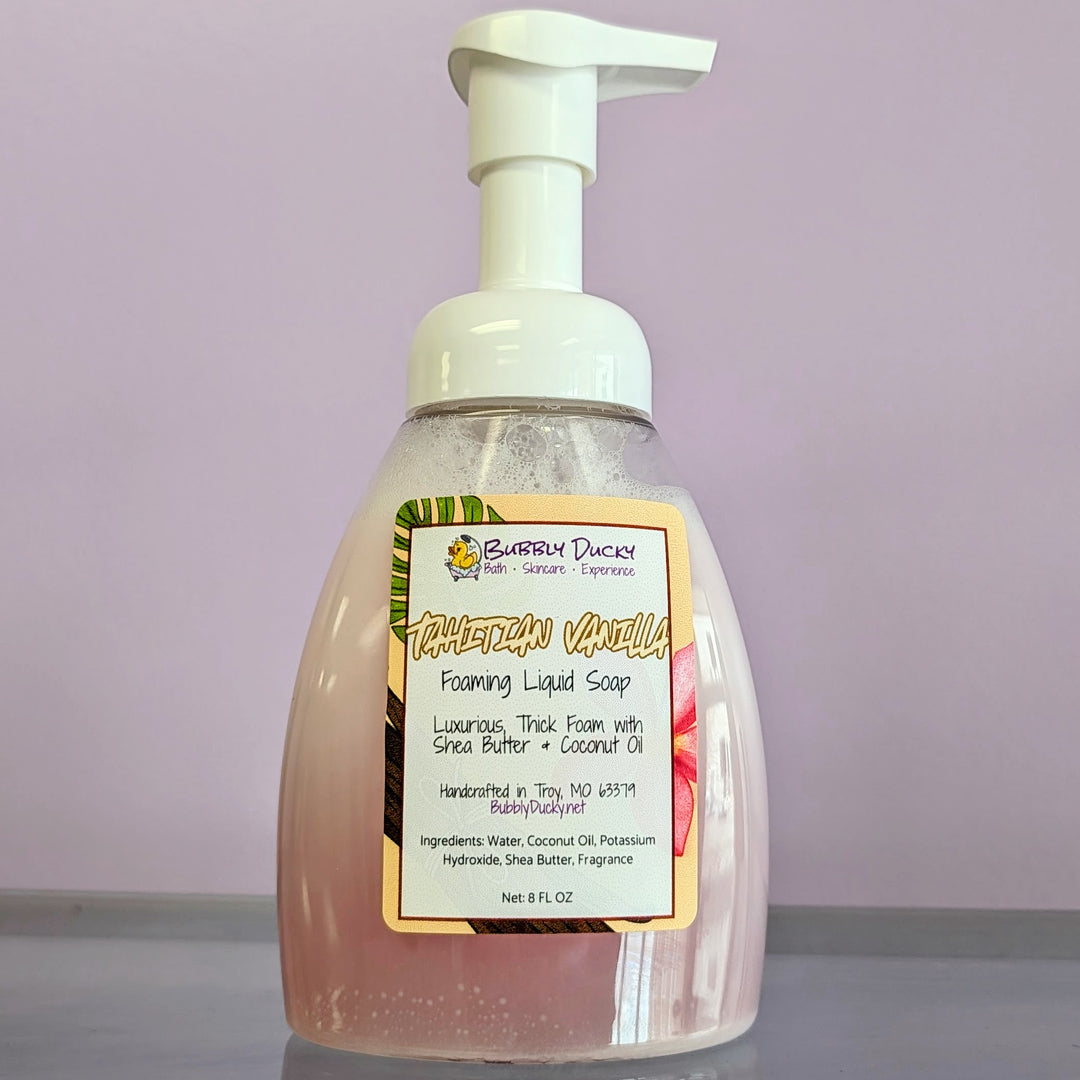 Tahitian Vanilla Foaming Liquid Soap