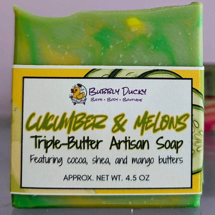 Cucumbers & Melon Triple-Butter Bar Soap