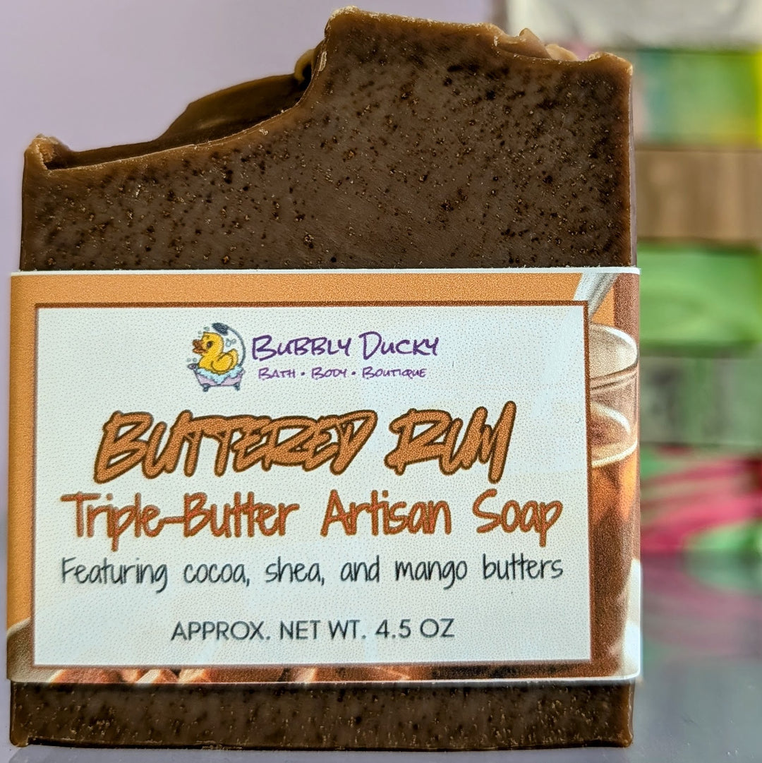 Buttered Rum Triple-Butter Bar Soap