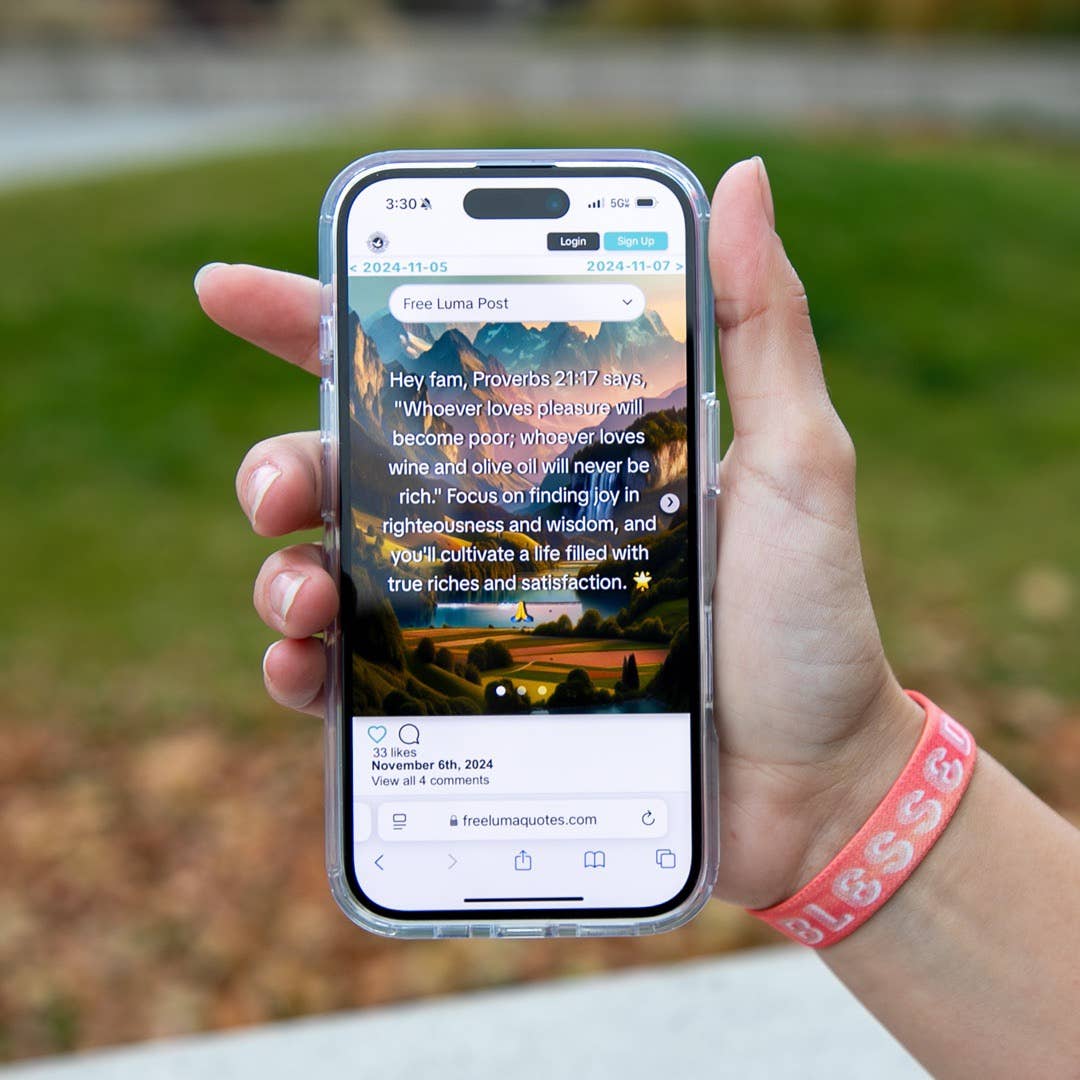 Blessed NFC Bible Verse Bracelet