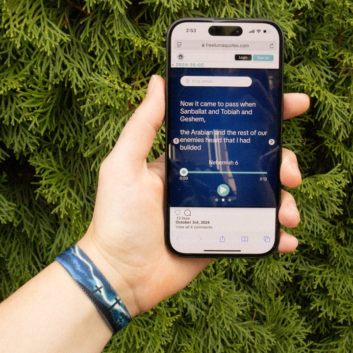 Trust In God NFC Bible Verse Bracelet