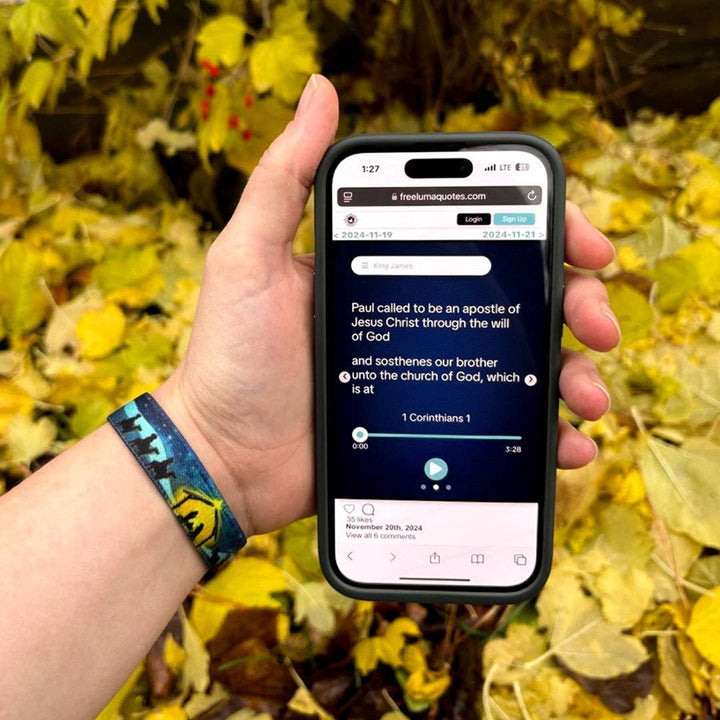 Born To Save NFC Bible Verse Bracelet