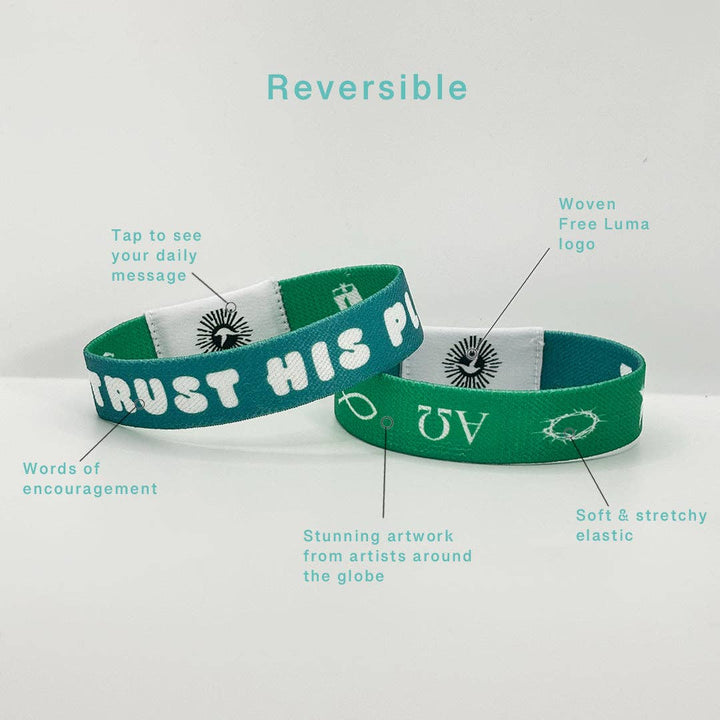 Trust His Plan NFC Bible Verse Bracelet