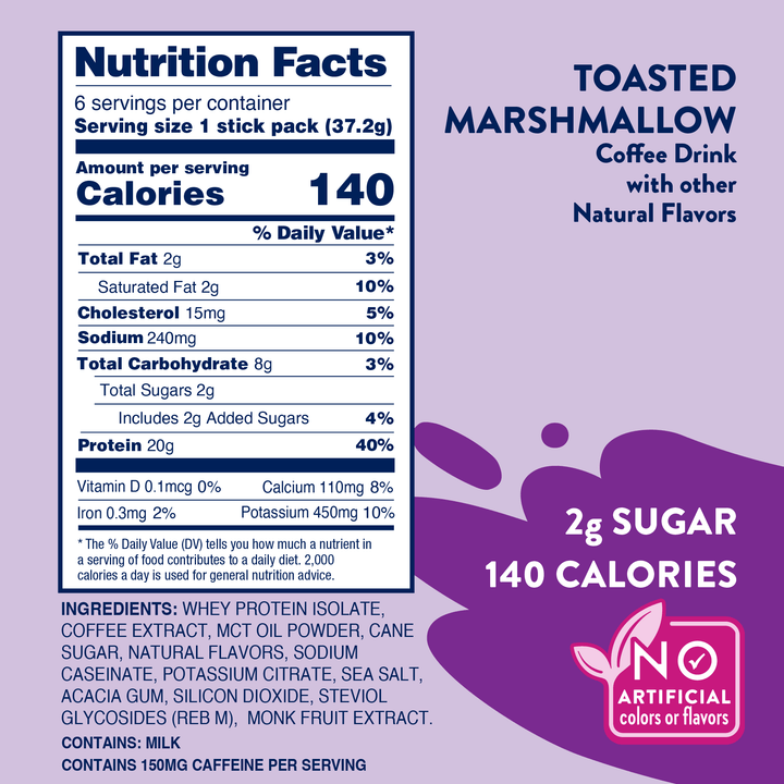 Proffee Stix 6 ct - Toasted Marshmallow