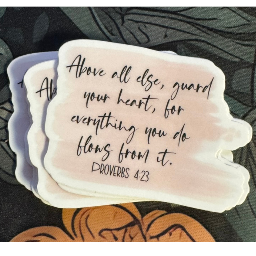 Above All Else Sticker