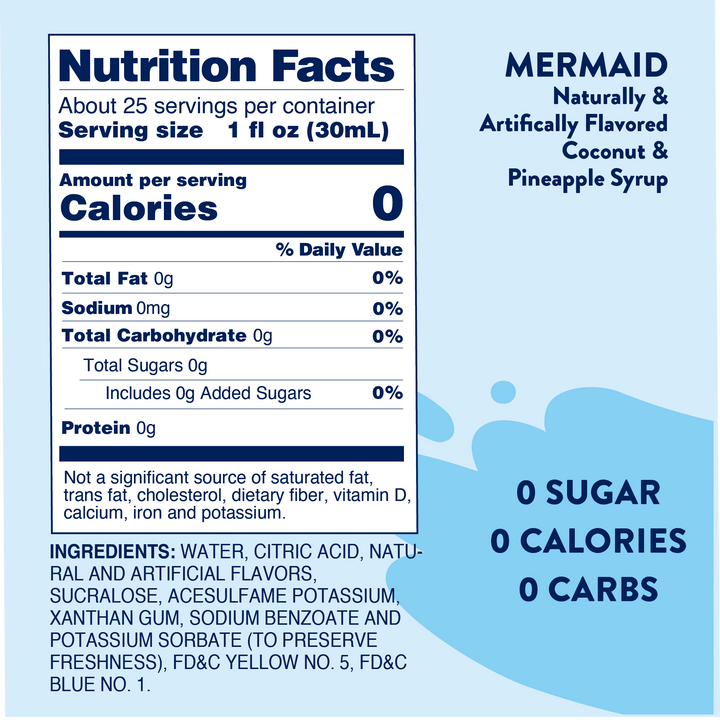 Sugar Free Mermaid™ Syrup