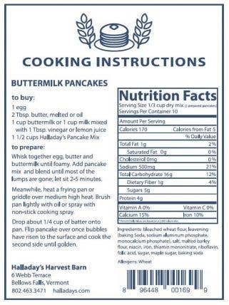 Buttermilk Pancake Mix