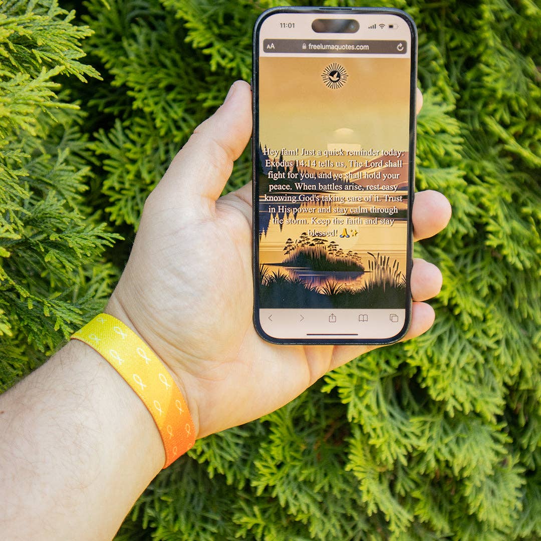 God's Love Never Fails NFC Bible Verse Bracelet