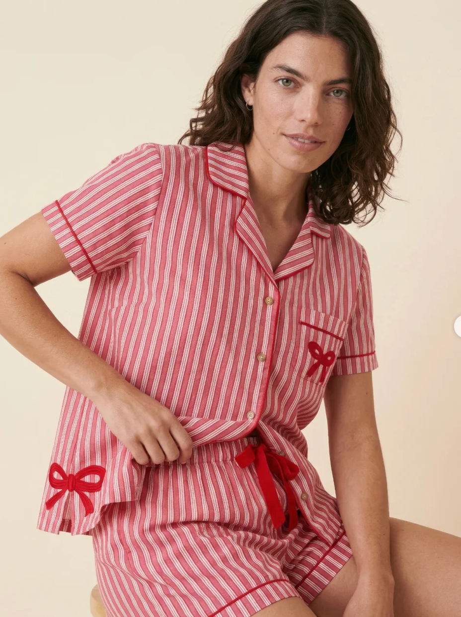 Sweetheart Stripe PJ Set