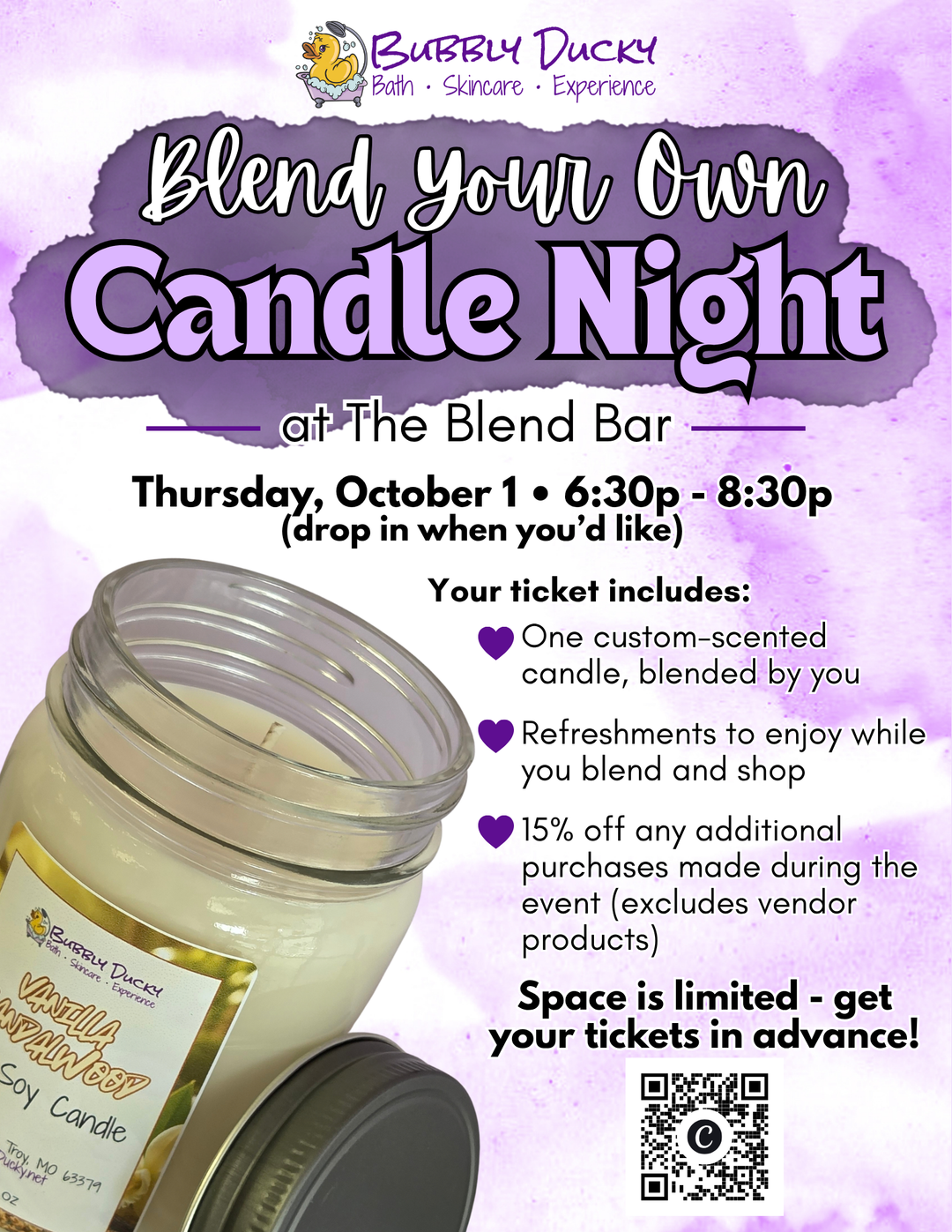 Blend Your Own Candle Night at The Blend Bar - Tickets
