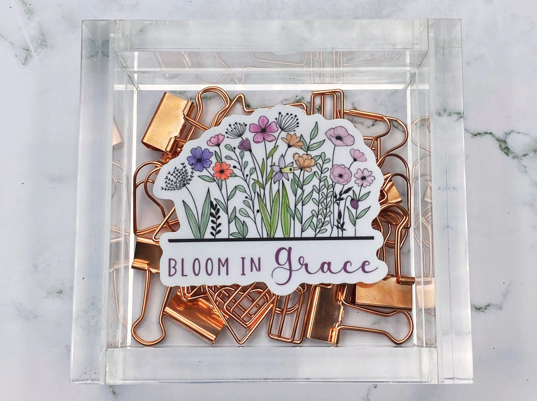 Bloom in Grace (Sticker)
