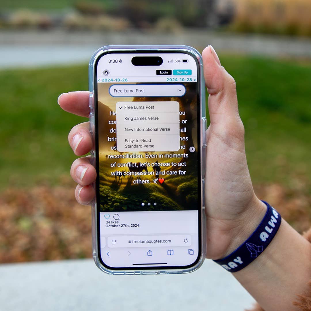 Pray Always NFC Bible Verse Bracelet