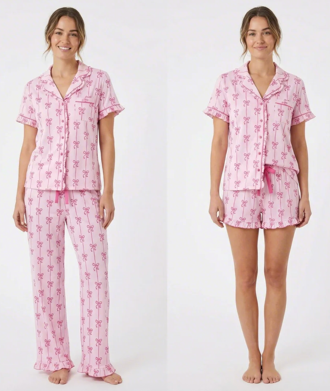Bow Bliss 3-Piece Lounge Pajama Set