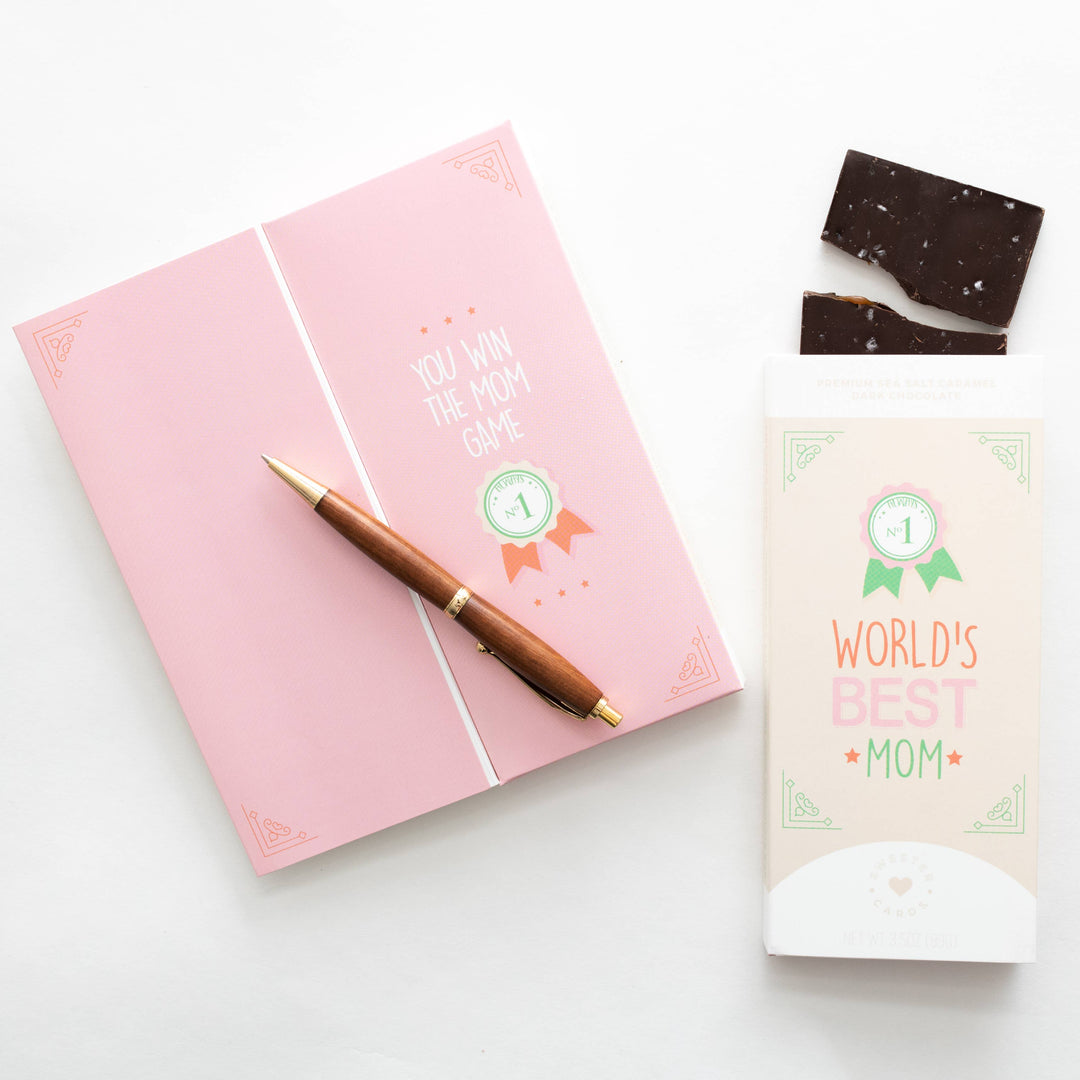 Mother's Day Card + Chocolate Bar – Mom Award