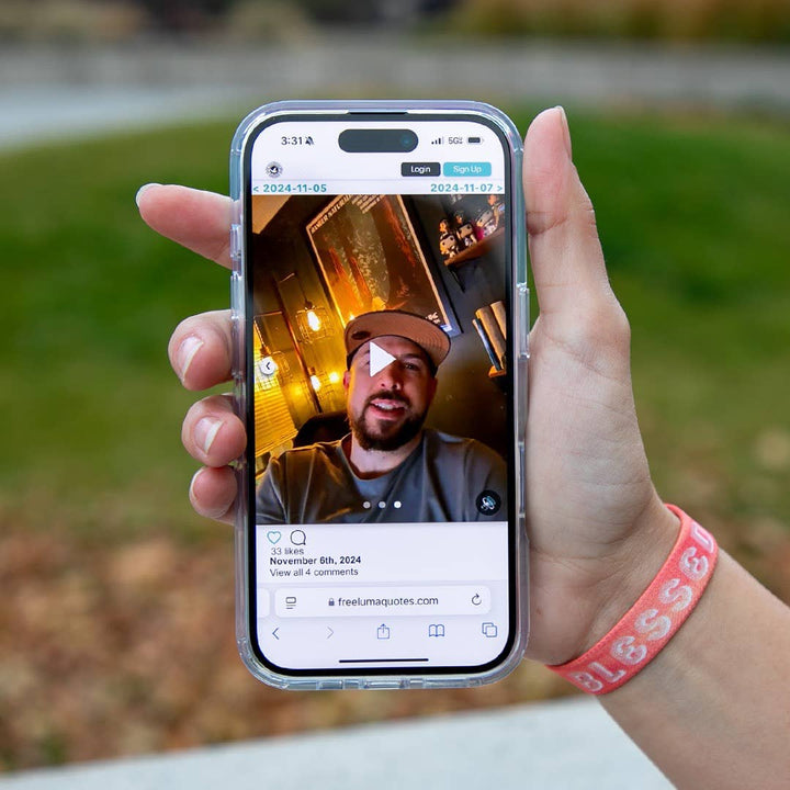 Blessed NFC Bible Verse Bracelet