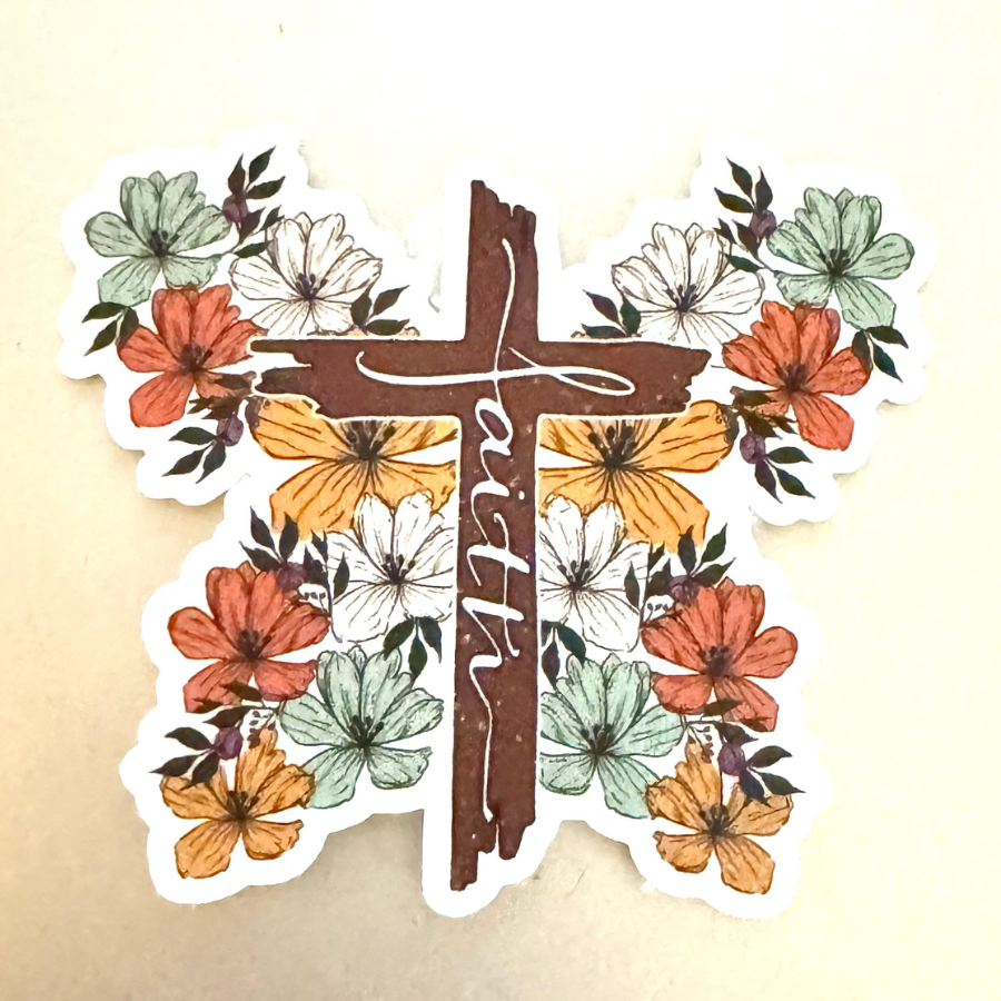 Faith Butterfly (sticker)