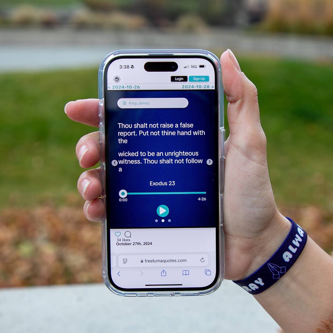 Pray Always NFC Bible Verse Bracelet