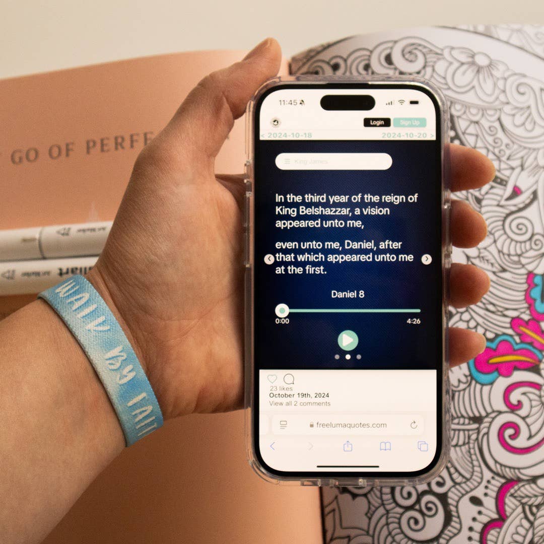 Walk By Faith NFC Bible Verse Bracelet