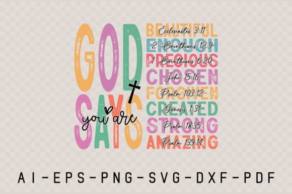 God Says You are (Sticker)