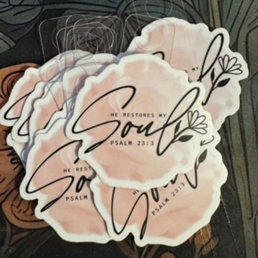 He Restores (Sticker)