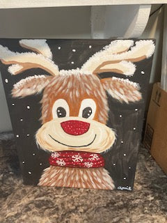 Reindeer painting