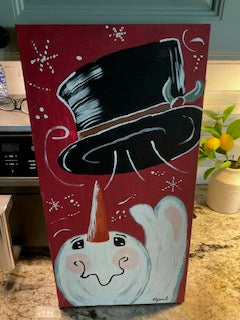 Top hat snowman