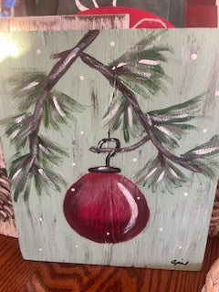 Ornament painting on wood