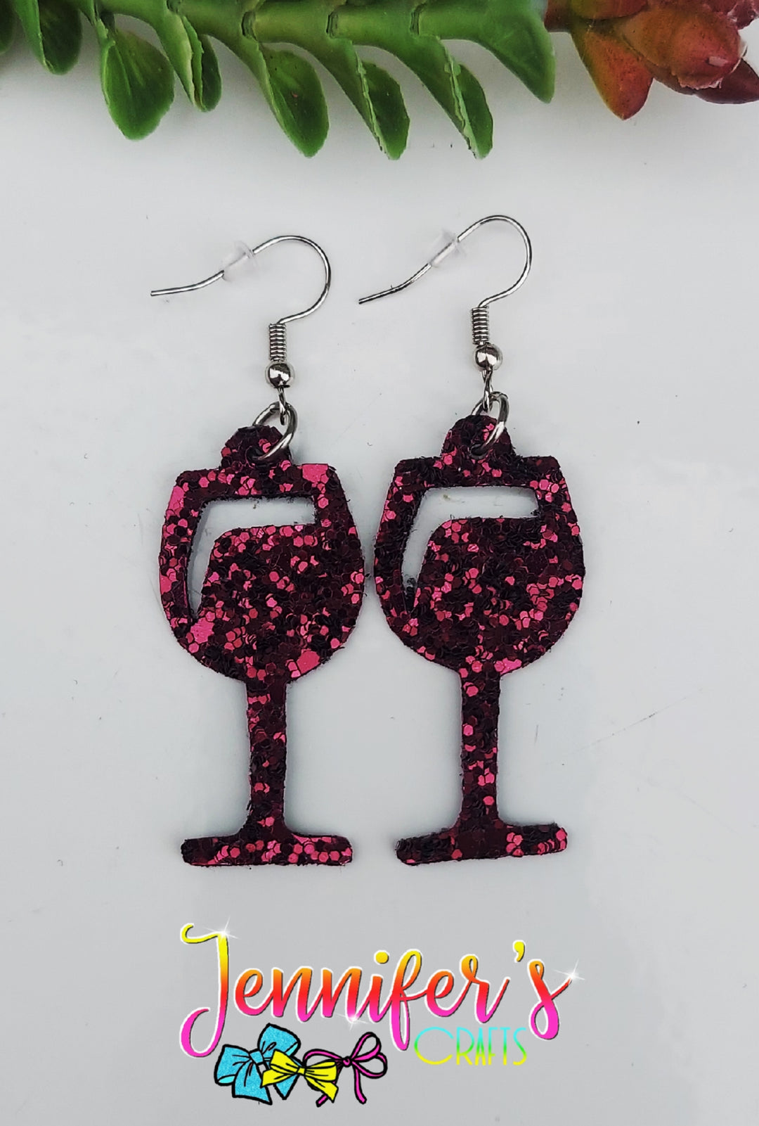 Wine Earrings