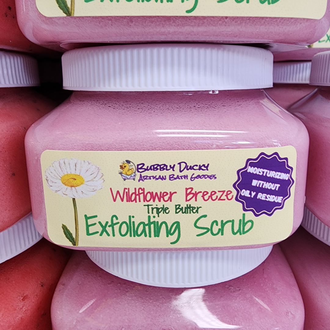 "Wildflower Breeze" Triple Butter Exfoliating Scrub