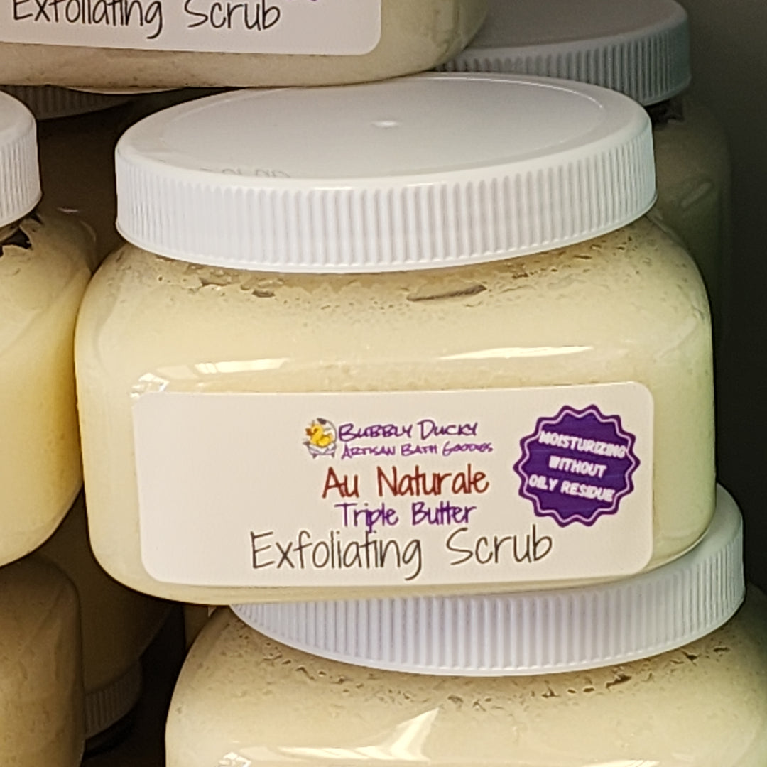 "Au Naturale" Triple Butter Exfoliating Scrub