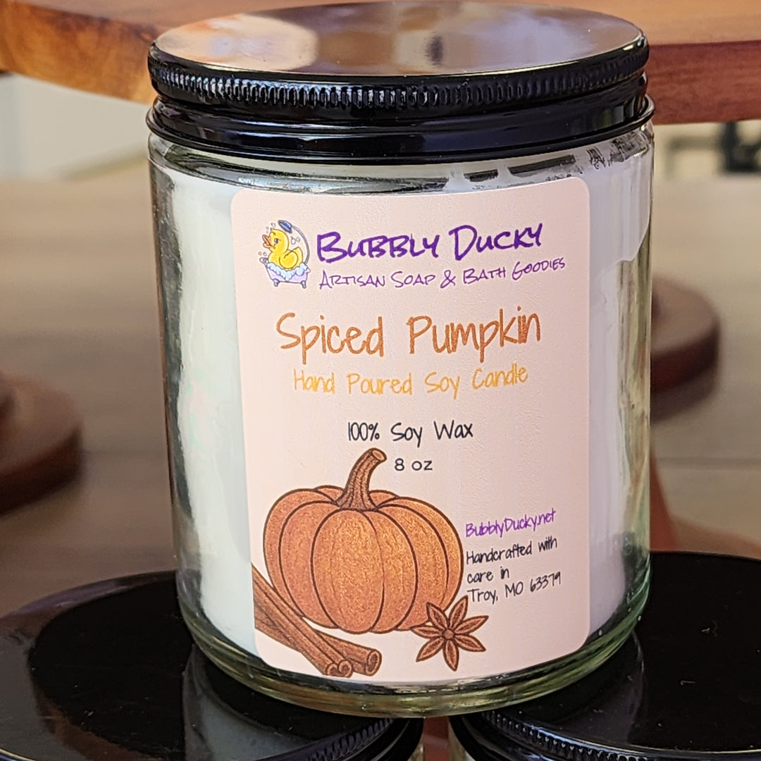 Spiced Pumpkin 100% Soy Wax Candle