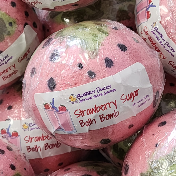 Strawberry Sugar Mega Bath Bomb
