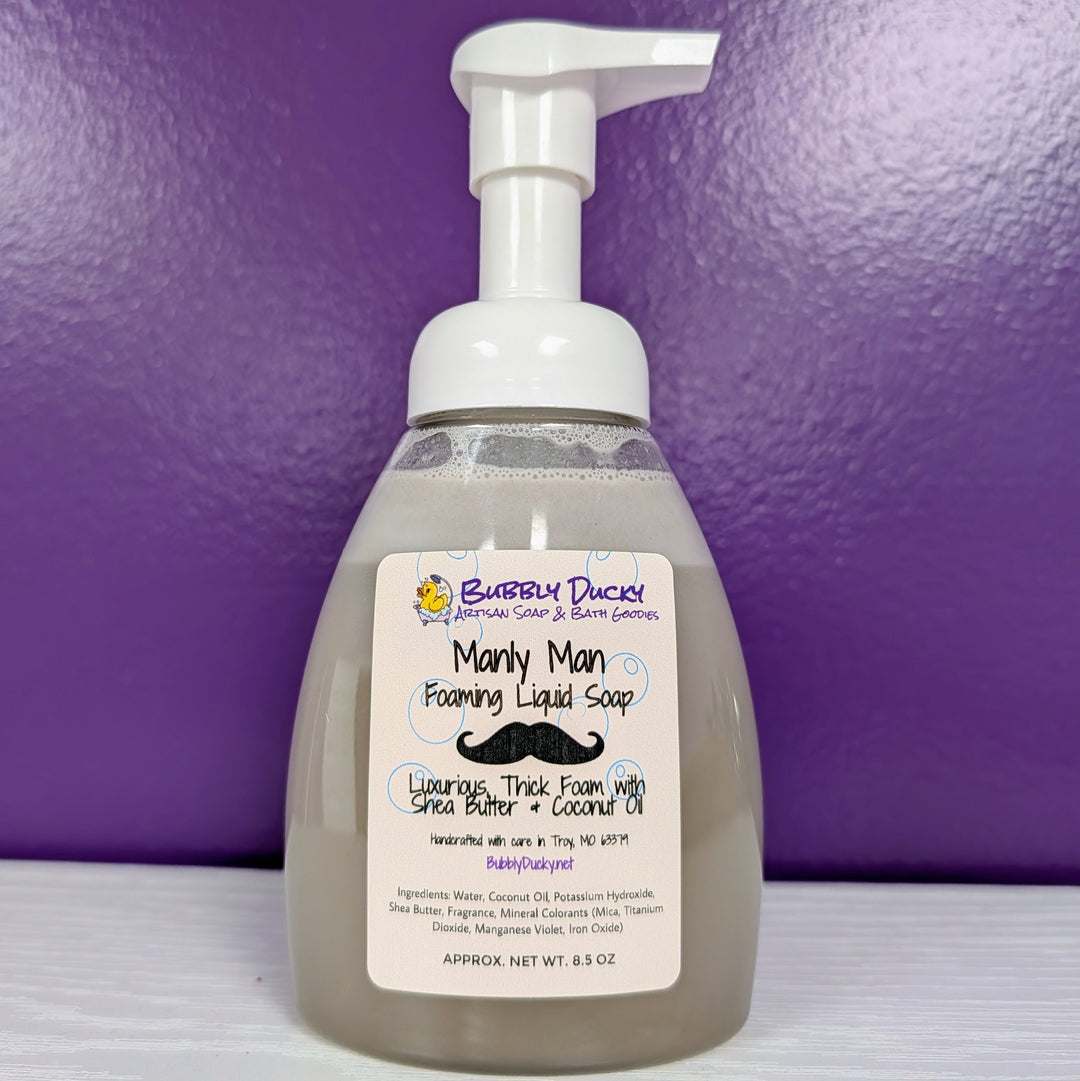 Manly Man Foaming Liquid Soap