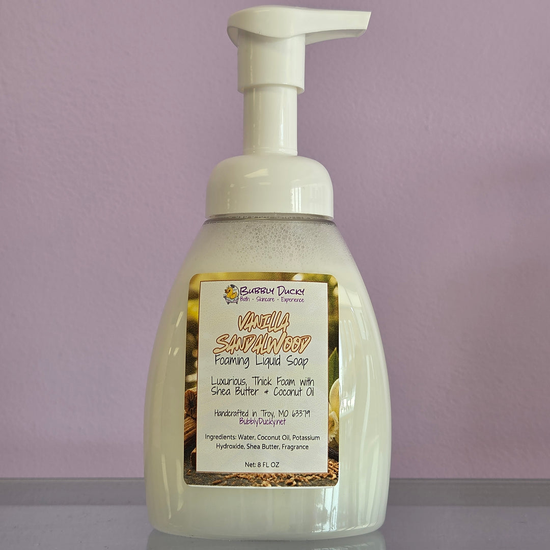 Vanilla Sandalwood Foaming Liquid Soap