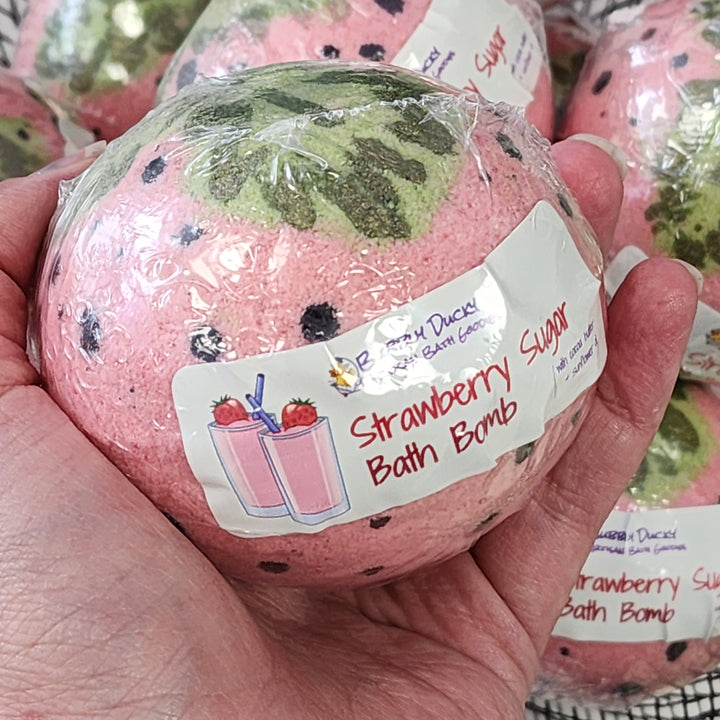 Strawberry Sugar Mega Bath Bomb
