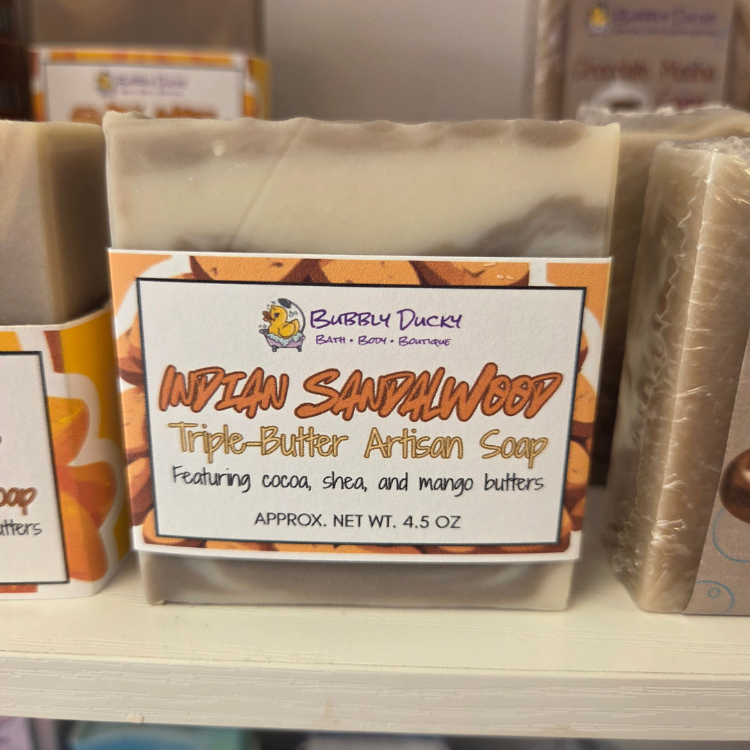 Indian Sandalwood Triple-Butter Bar Soap